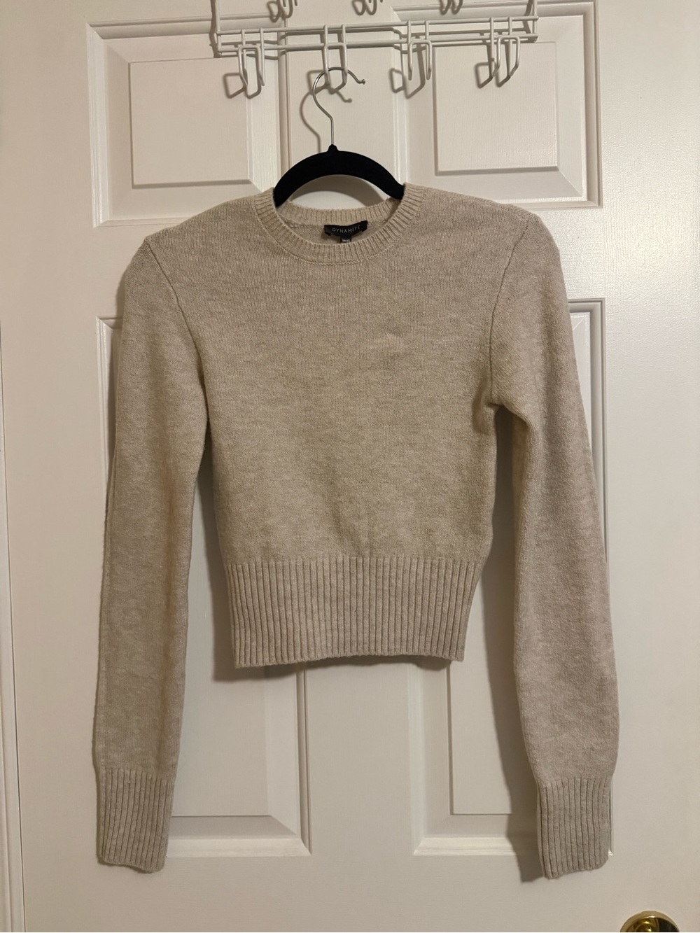 Dynamite Apricot Fitted Crewneck Sweater - NWT